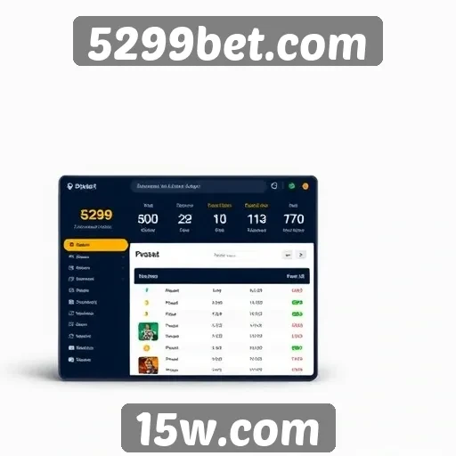 Análise da interface do usuário do 5299bet.com